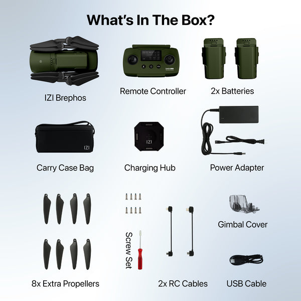 IZI Brephos Micro Drone – 4K60fps Professional Drone with 1” CMOS 48MP Camera, NightSight Ultra, 6X Zoom, Omni Obstacle Avoidance, 24Km Range, HDR 2.0, 3-Axis Gimbal - Image 10